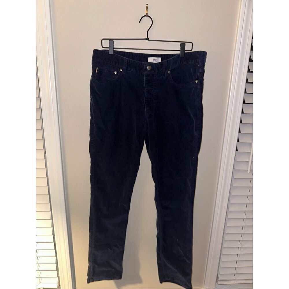 Spoke Blue Corduroy Cord Fives Build A 36 Pants Mens